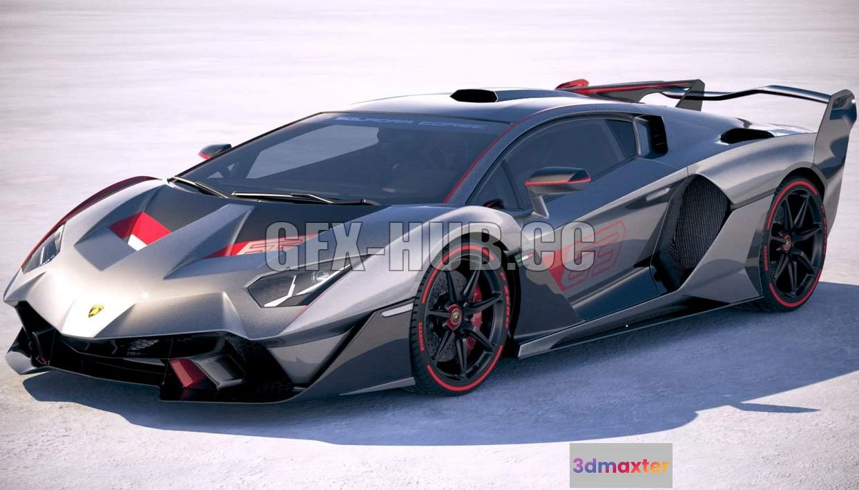 1207506 - CAR - Lamborghini SC18 2019 3D Model