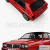 1207532 - CAR - Lancia Delta Integrale 1992  3D Model