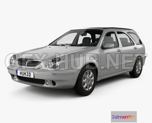 1207536 - CAR - Lancia Lybra Wagon 1999 3D Model