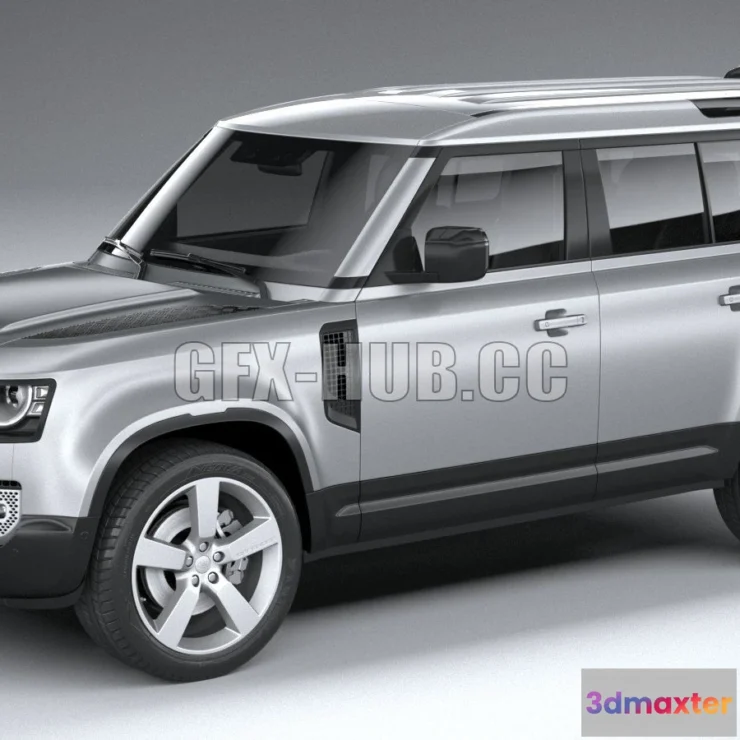 1207548 - CAR - Land Rover Defender 110 2020 3D Model