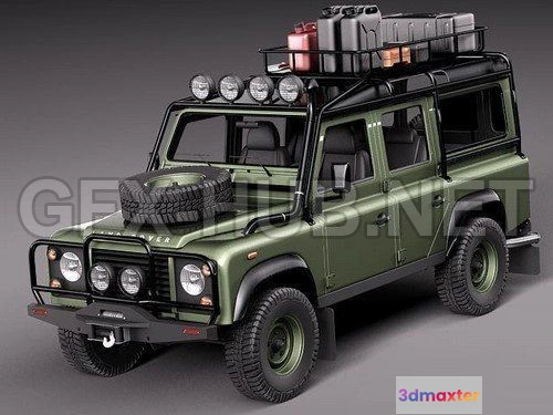 1207550 - CAR - Land Rover Defender Expedition  3D Model