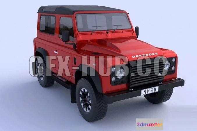 1207552 - CAR - Land Rover Defender works V8 2018 3D Model