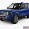1207560 - CAR - Land Rover Discovery 2014 3D Model