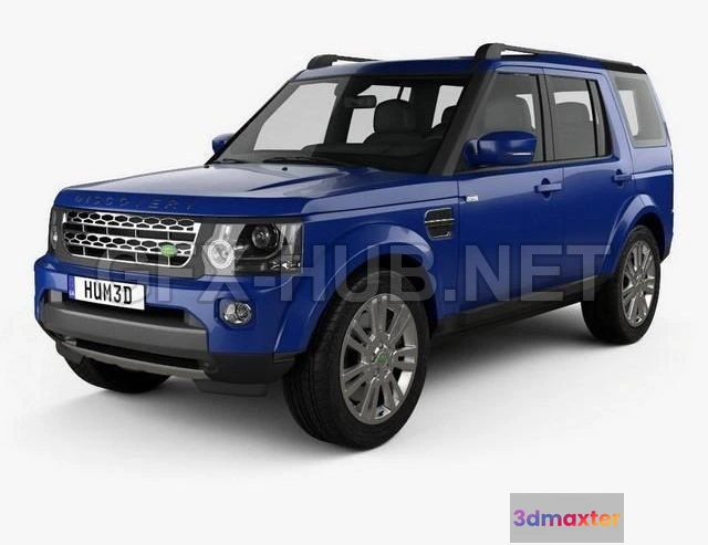1207560 - CAR - Land Rover Discovery 2014 3D Model