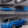 1207570 - CAR - Land Rover Range Rover Sport SVR 2015  3D Model