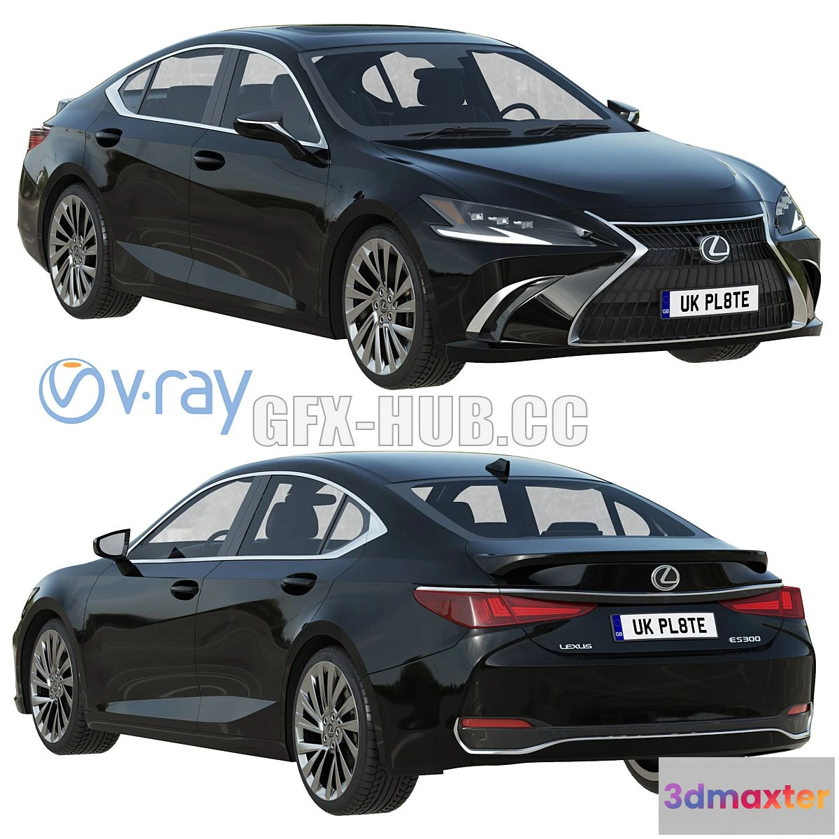 1207578 - CAR - Lexus ES 2022 3D Model