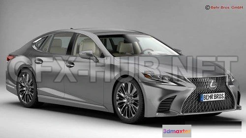 1207596 - CAR - Lexus LS 500 2018 3D 3D Model