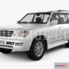 1207598 - CAR - Lexus LX 2003 3D Model