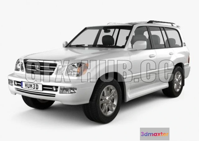 1207598 - CAR - Lexus LX 2003 3D Model