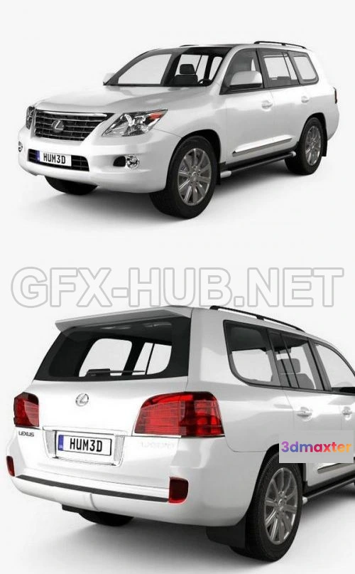 1207600 - CAR - Lexus LX 570 (J200) 2010  3D Model