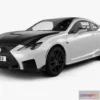 1207606 - CAR - Lexus RC-F Track Edition 2020 3D Model