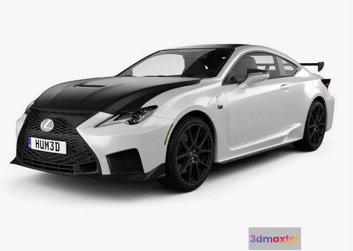 1207606 - CAR - Lexus RC-F Track Edition 2020 3D Model