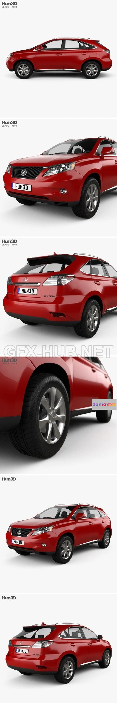 1207608 - CAR - Lexus RX 2010  3D Model