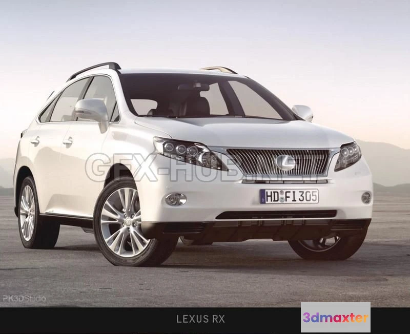 1207616 - CAR - Lexus RX 3D Model
