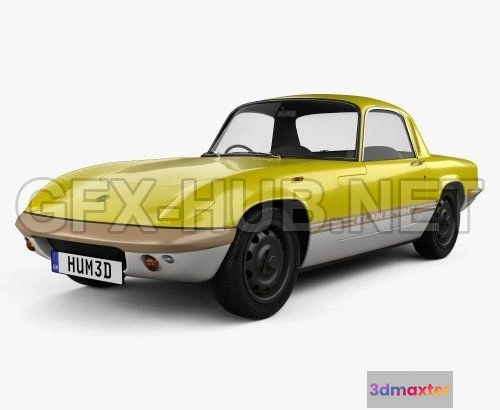 1207638 - CAR - Lotus Elan Sprint Fixed-head Coupe 1971  3D Model