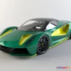 1207642 - CAR - Lotus Evija 2020 3D Model