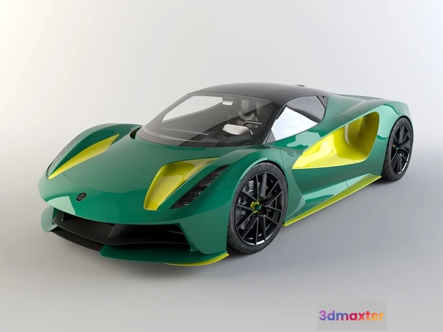 1207642 - CAR - Lotus Evija 2020 3D Model