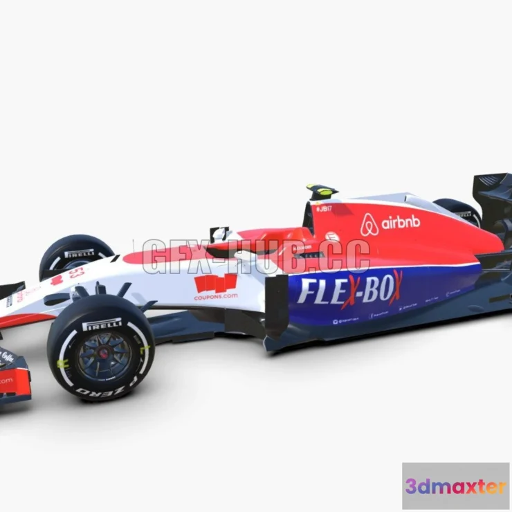 1207658 - CAR - Manor F1 3D Model