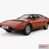 1207676 - CAR - Maserati Khamsin 1977 car 3D Model