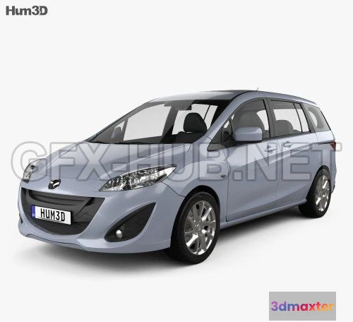1207700 - CAR - Mazda 5 2011  3D Model