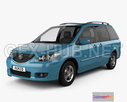 1207718 - CAR - Mazda MPV (LW) 2002  3D Model