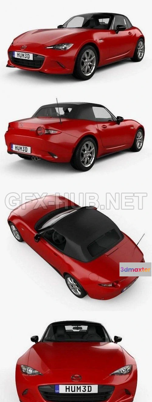 1207722 - CAR - Mazda MX-5 2015 3D Model