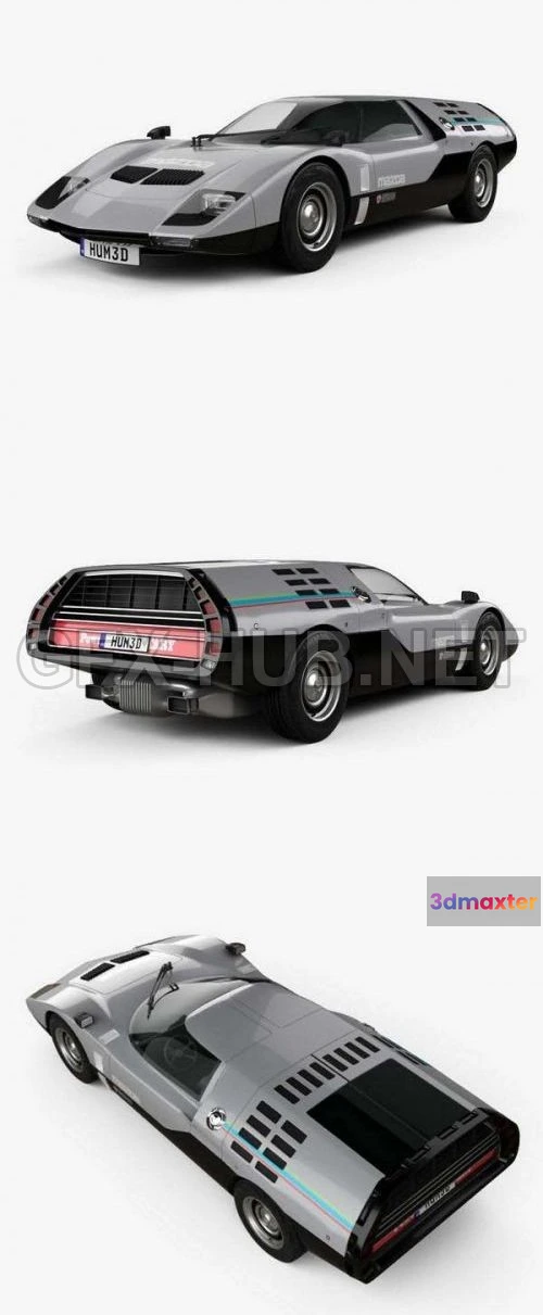 1207732 - CAR - Mazda RX-500 1970  не размещать 3D Model