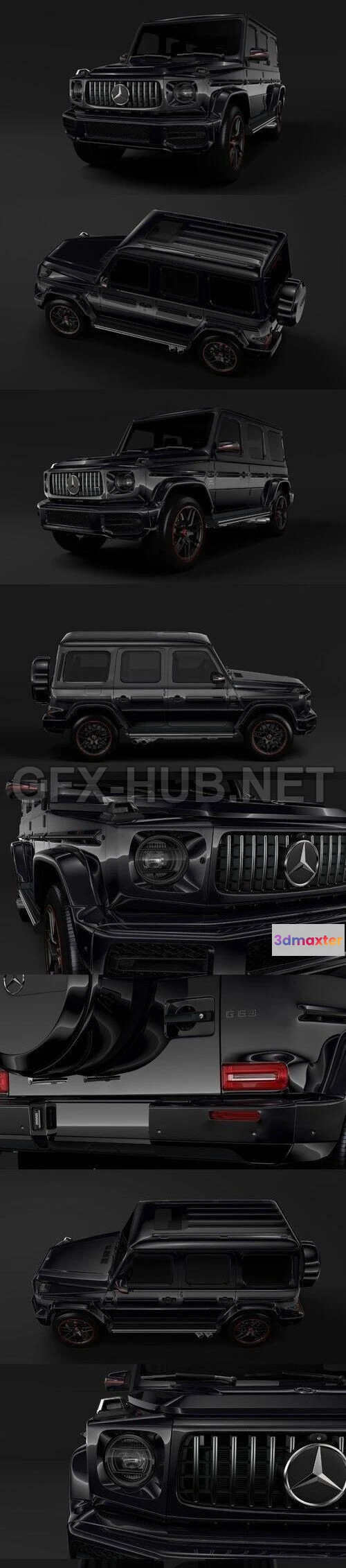 1207762 - CAR - Mercedes AMG G 63 Edition 1 W464 2020  3D Model
