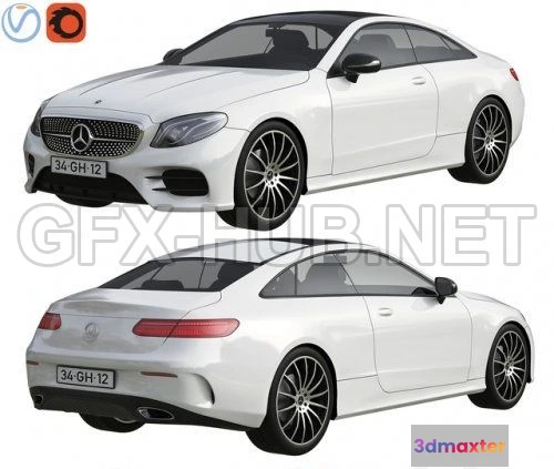 1207778 - CAR - Mercedes Benz E class C238 3D Model