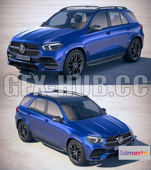 1207790 - CAR - Mercedes Benz GLE AMG 2020 3D Model