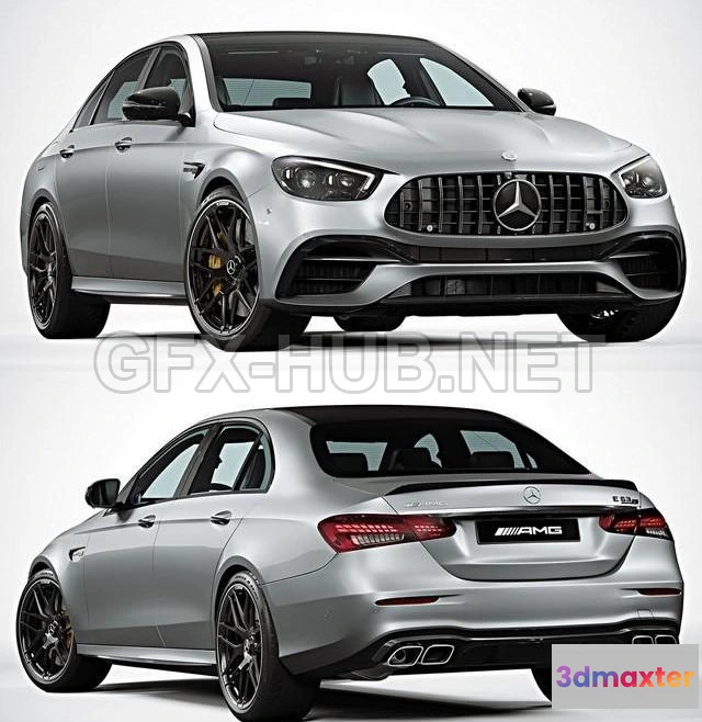 1207820 - CAR - Mercedes E63 Sedan AMG 2021 3D Model