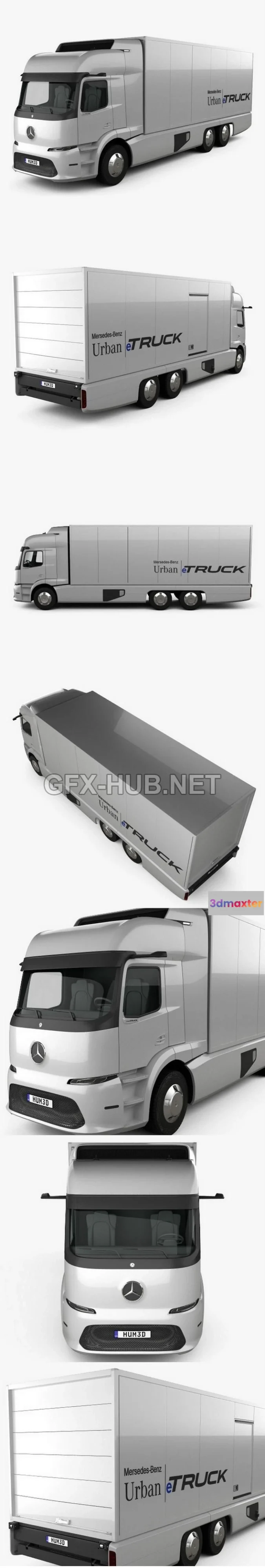 1207828 - CAR - Mercedes Urban eTruck  3D Model