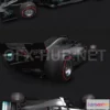 1207836 - CAR - Mercedes W09 2018 3D Model