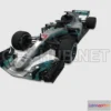 1207838 - CAR - Mercedes WO9 3D Model