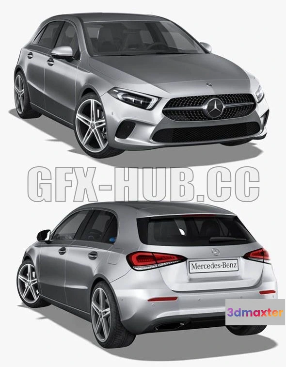 1207868 - CAR - Mercedes-Benz A-Class W177 3D Model