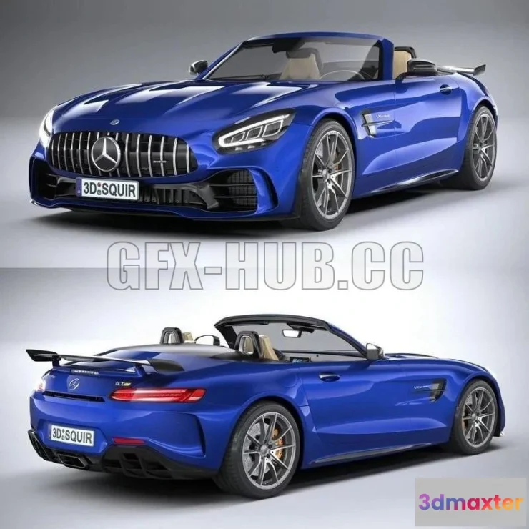 1207882 - CAR - Mercedes-Benz AMG GT R Roadster 2020 3D Model