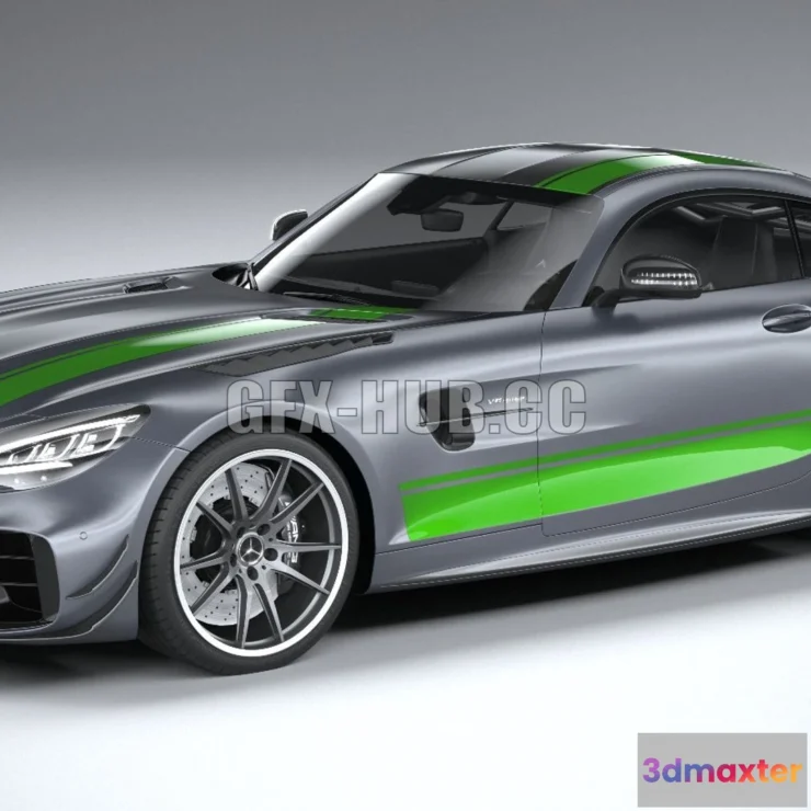 1207884 - CAR - Mercedes-Benz AMG GT-R PRO 2020 3D Model