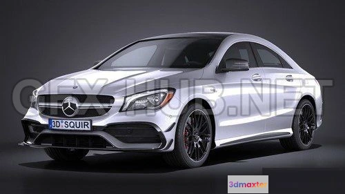 1207900 - CAR - Mercedes-Benz CLA45 AMG 2017  3D Model