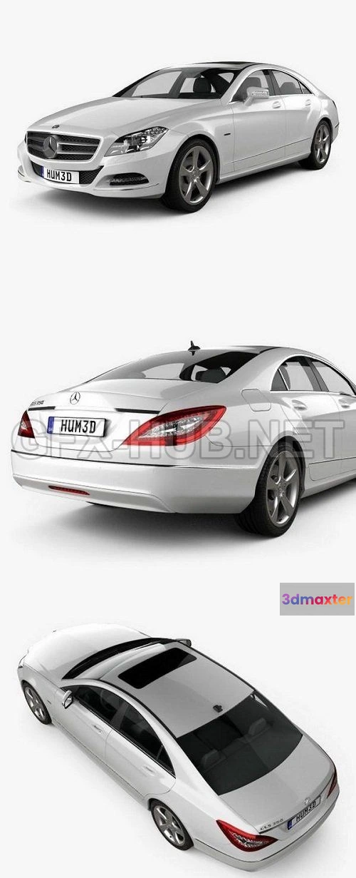 1207906 - CAR - Mercedes-Benz CLS 2011  3D Model