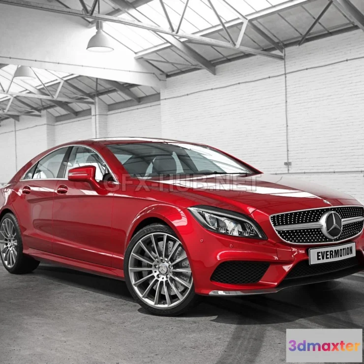 1207908 - CAR - Mercedes-Benz CLS 500 3D Model
