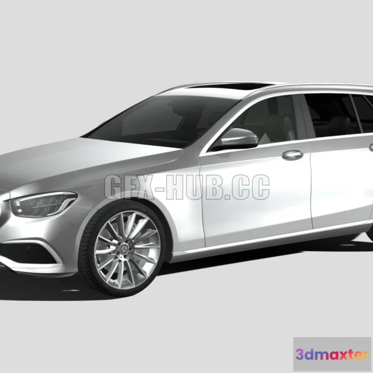 1207926 - CAR - Mercedes-Benz E-Class Estate basic 2021 3D Model