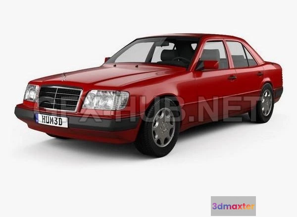 1207930 - CAR - Mercedes-Benz E-Class sedan 1993 3D Model