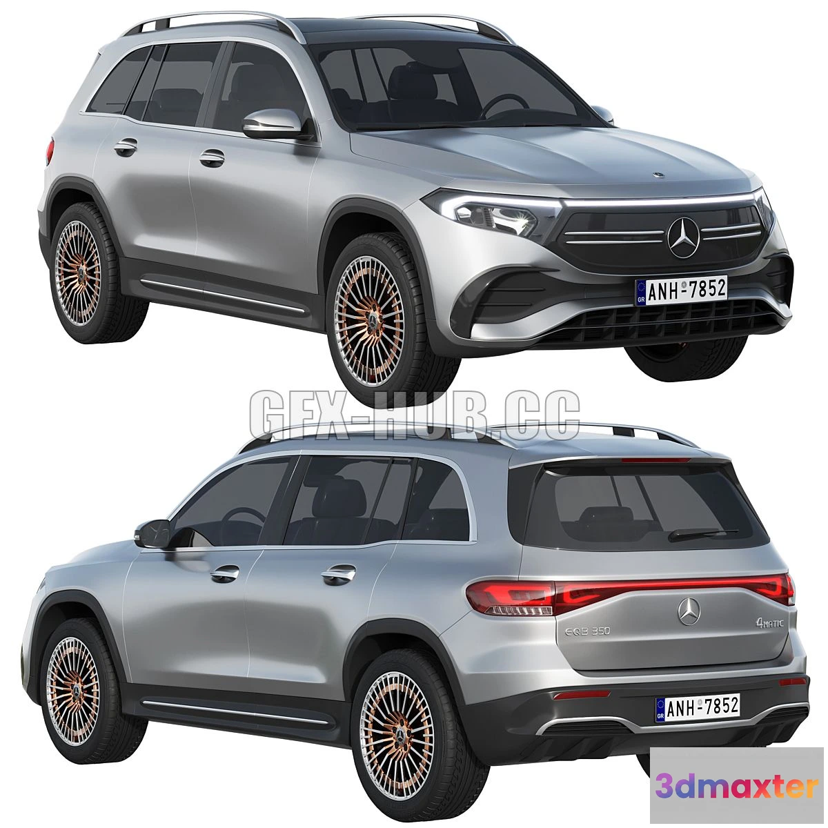 1207936 - CAR - Mercedes-Benz EQB 3D Model