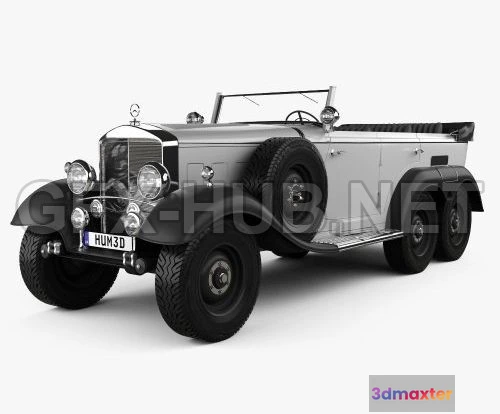 1207946 - CAR - Mercedes-Benz G4 Offroader 1939  3D Model