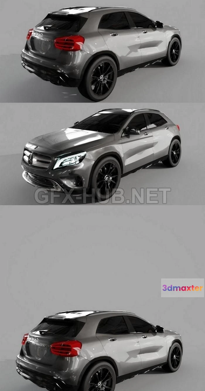 1207954 - CAR - Mercedes-benz Gla200 Urban Line 2019 3D Model