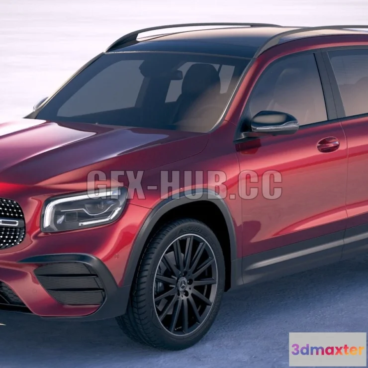 1207960 - CAR - Mercedes-Benz GLB AMG 2020 3D Model