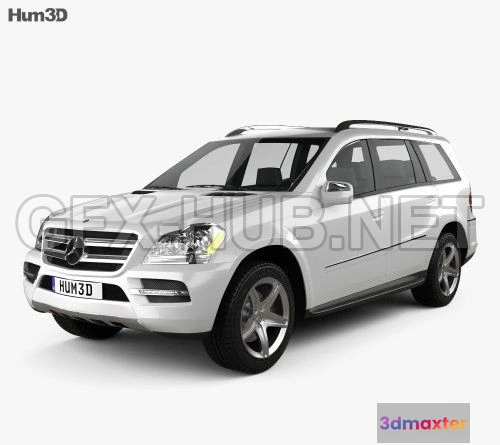 1207966 - CAR - Mercedes-Benz GL-Class 2010  3D Model