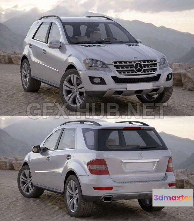 1207978 - CAR - Mercedes-Benz ML 500 3D Model