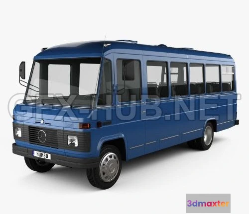 1207980 - CAR - Mercedes-Benz O-309 1979 3D Model