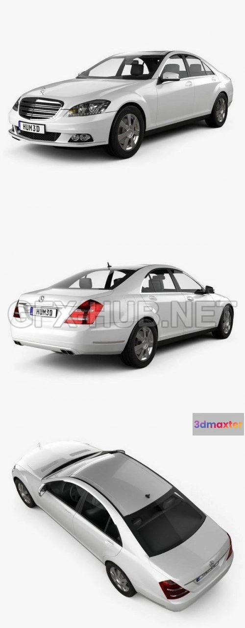 1207986 - CAR - Mercedes-Benz S-Class 2010  3D Model